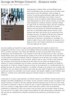 Dictature Molle 
par Philippe CHIAVERINI
